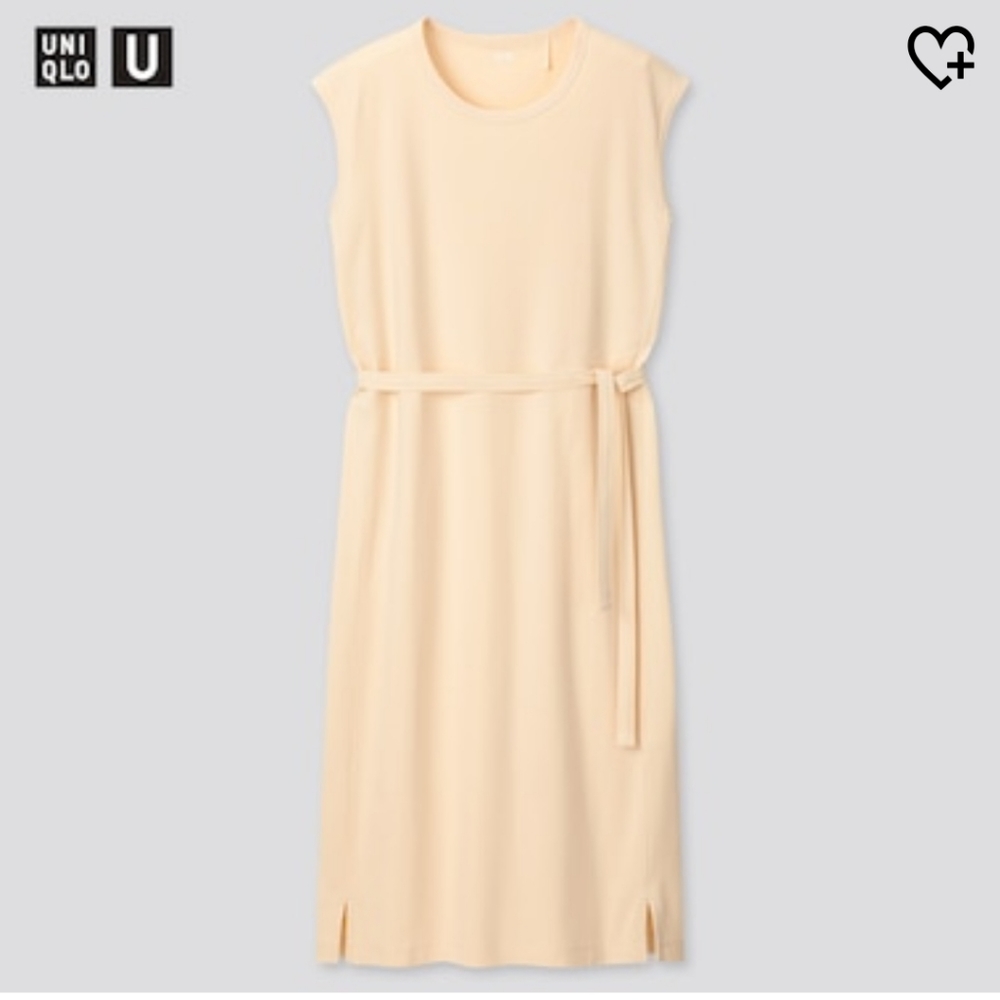 Crew Neck Sleeveless Dress